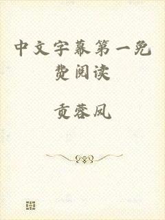 中文字幕第一免费阅读